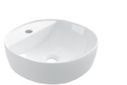 Vasque 405x405 mm, en céramique blanc - COUNTER TOP 1006