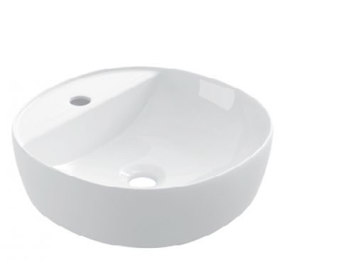 Vasque 405x405 mm, en cramique blanc - COUNTER TOP 1006