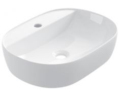 Vasque 500x380 mm, en céramique blanc - COUNTER TOP 1007