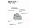 Mat Beige - Hangende toiletpot voor toilet