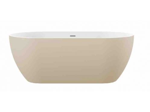 Baignoire lot, 1500 x 750 x 570 mm, acrylique - BARO beige mate