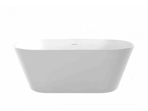 Baignoire lot, 1700 x 800 x 640 mm, en rsine minrale Solid Surface, de couleur mate - HYDRA