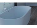 Baignoire lot, 1660 x 810 x 580 mm, en rsine minrale Solid Surface, de couleur mate - ELLE