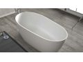 Baignoire lot, 1550 x 850 x 580 mm, en rsine minrale Solid Surface, de couleur mate - ASY