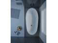 Wanna wolnostojÄ…ca, 1800 x 850  x 580 mm, z Å¼ywicy mineralnej Solid Surface, w kolorze matowym - ASY