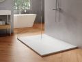 Receveur de douche, caniveau, en rsine minrale Solid Surface - NASSAU