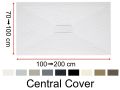 Receveur de douche, �vacuation centrale - CENTRAL COVER