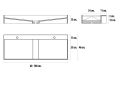 Plan vasque, suspendue ou  poser, en Solid-Surface - DINAMARCA