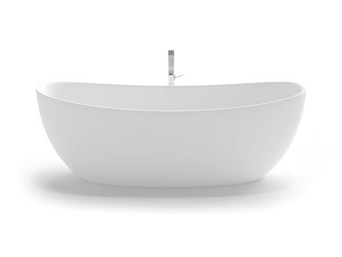 Baignoire lot, 1800 x 850 x 630 mm, en rsine minrale Solid Surface, de couleur mate - ARAL