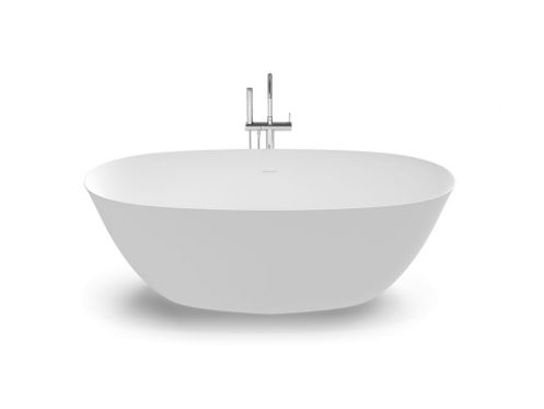 Baignoire lot, 1600 x 750 x 575 mm, en rsine minrale Solid Surface, de couleur mate - COVADONGA