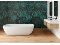 Vrijstaande badkuip, 1900 x 1000 x 530 mm, in minerale hars Solid Surface, in matte kleur - MALAWI
