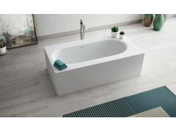 Baignoire, 1800 x 930 x 540 mm, en résine minérale Solid Surface, sur mesure - LOMOND