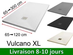 Receveurs de douche, résine minérale, antidérapant - VULCANO XL 240