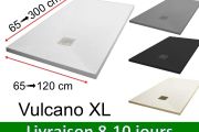 Receveurs de douche, résine minérale, antidérapant - VULCANO XL 260
