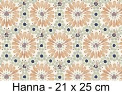 Bohemia Hanna - 21 x 25 cm - Carrelage sol et mur, finition vieilli mate hexagonal