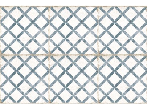 Grafton Dorset Blue 20 x 20 cm - Carrelage sol et mur, finition vieilli mate