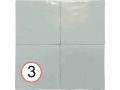 Manara Clay 10x10 cm - carrelage mural, au style Zellige.
