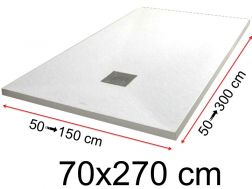 Receveurs de douche - 70 x 270 cm - LISA