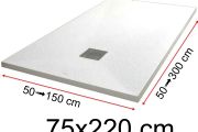 Receveurs de douche - 75 x 220 cm - LISA