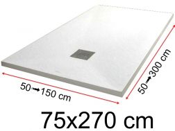 Receveurs de douche - 75 x 270 cm - LISA