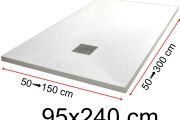 Receveurs de douche - 95 x 240 cm - LISA