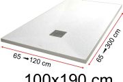 Receveurs de douche - 100 x 190 cm - VULCANO