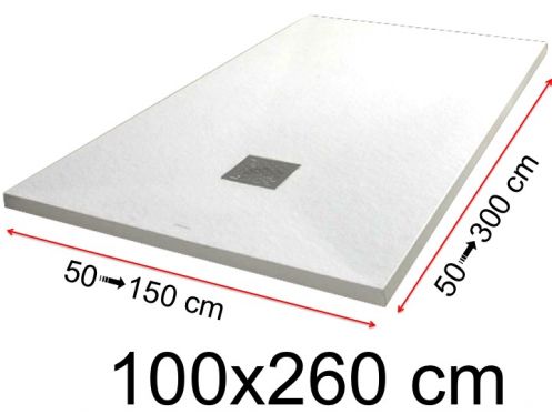 Receveurs de douche - 100 x 260 cm - LISA