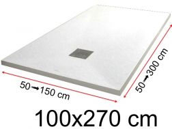 Receveurs de douche - 100 x 270 cm - LISA