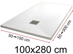 Receveurs de douche - 100 x 280 cm - LISA
