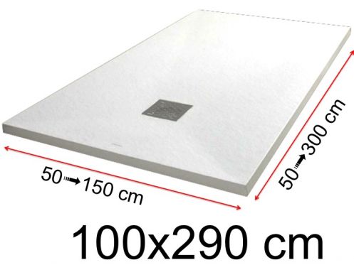 Receveurs de douche - 100 x 290 cm - LISA