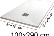 Receveurs de douche - 100 x 295 cm - LISA