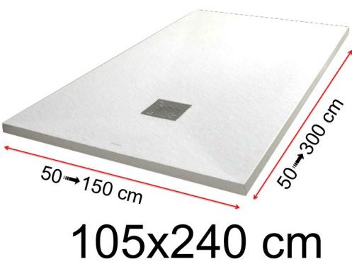 Receveurs de douche - 105 x 240 cm - LISA