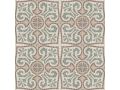 ACHILLES 15x15 cm - Carrelage de sol, aspect carreaux de ciment