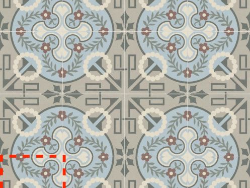 GERMAINE 15x15 cm - PÅ‚ytki podÅ‚ogowe, wyglÄ…d pÅ‚ytek cementowych