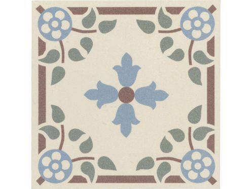 IDA 15x15 cm - Carrelage de sol, aspect carreaux de ciment