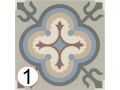 LUCIEN 15x15 cm - Carrelage de sol, aspect carreaux de ciment