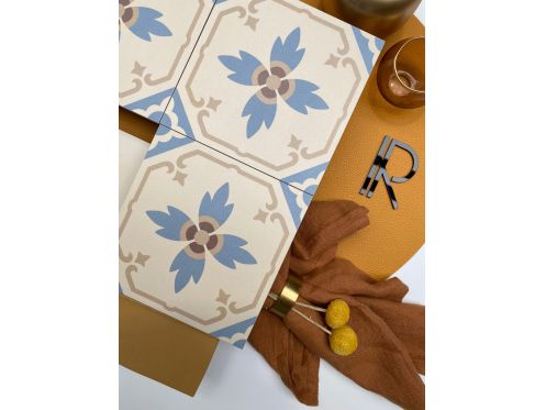 PAULA 15x15 cm - Carrelage de sol, aspect carreaux de ciment