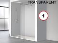 Paroi de douche,  verre fixe de 8 mm - ONE-8MM