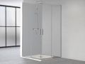 Portes de douche coulissantes, en angle 70 cm - HIT 320