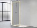 Vaste wand, zwart aluminium profiel - ATELIER ALU 2001