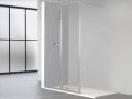 Paroi fixe, profil noir aluminum -  ATELIER ALU 2002