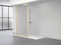 Brusebad, sort aluminiumsprofil - fast gulv / loft - ATELIER FN 2015