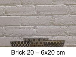 Brick 20 - 6x20 cm - Carrelage mural, aspect brique
