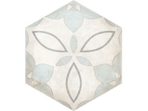 Habitania Emma - 21 x 25 cm - Vloer- en wandtegels, zeshoekige matte verouderde afwerking