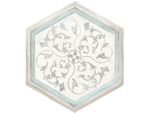 Habitania Iris - 21 x 25 cm - Gulv- og vÃ¦gfliser, sekskantet mat alderen finish