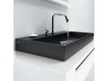 Lavabo, 90 x 42 cm, en cramique anthracite mate - WASH ME 90