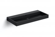 Lavabo, 90 x 42 cm, en céramique anthracite mate - WASH ME 90