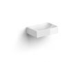 Lave mains, 28x19 cm, coulement libre, robinetterie mural - VALE 28