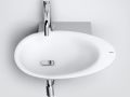 Håndvask 36 cm, med rustfri stålstøtte til vandhaner - FIRST