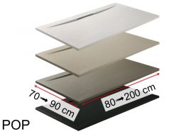 Receveur de douche caniveau frontal - POP 150